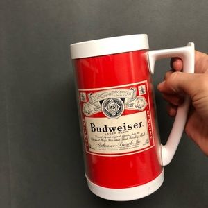 Vintage Budweiser Coors thermal beer mugs